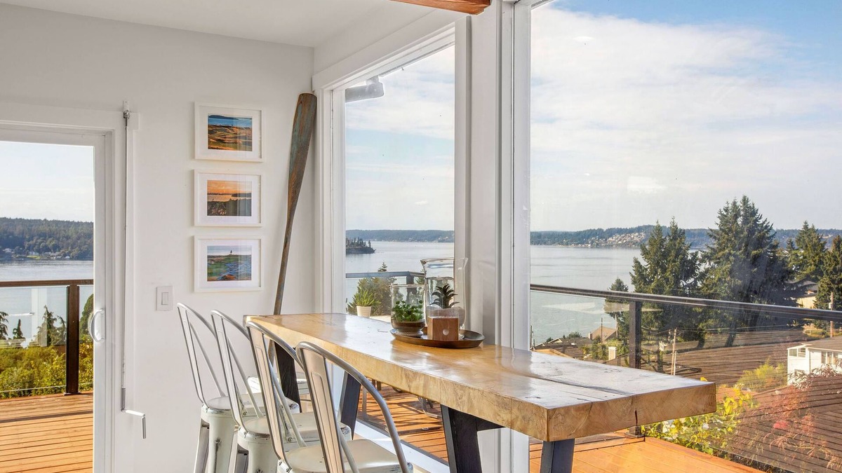 University Place House | Water and Sunset Views one block from Chambers Bay Golf Course