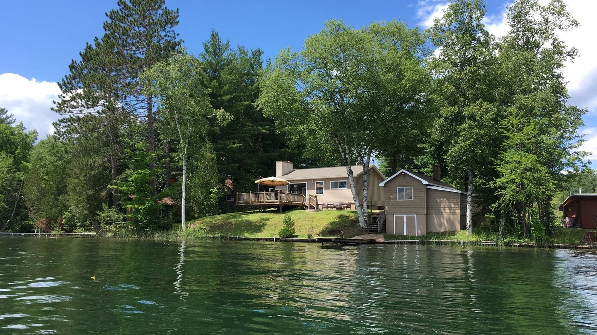 Gwinn Cabin | Water Front Cabin on Beautiful West Bass Lake, Swim, Fish, Hunt, Boat