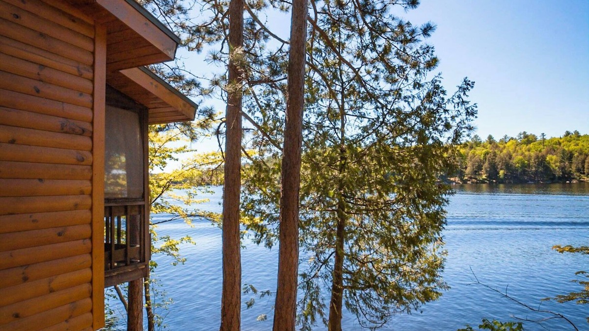 Long Lake Cabin | 'Water's Edge' 2 bedroom cottage overhanging the lake