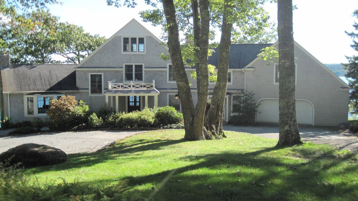 Blue Hill House | Water's Edge Setting With Spectacular Views Of Blue Hill Bay