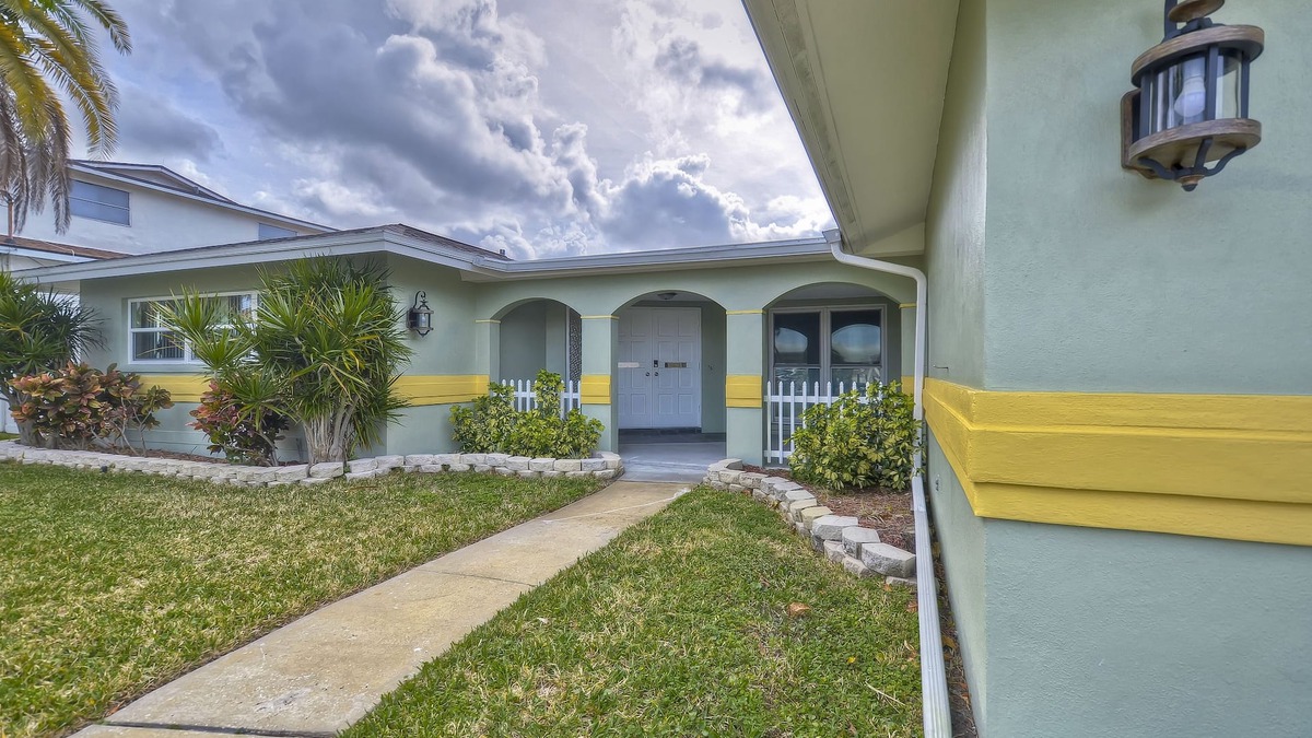Island Estate House | Water View home with private pool and heated spa with boat deck clearwater