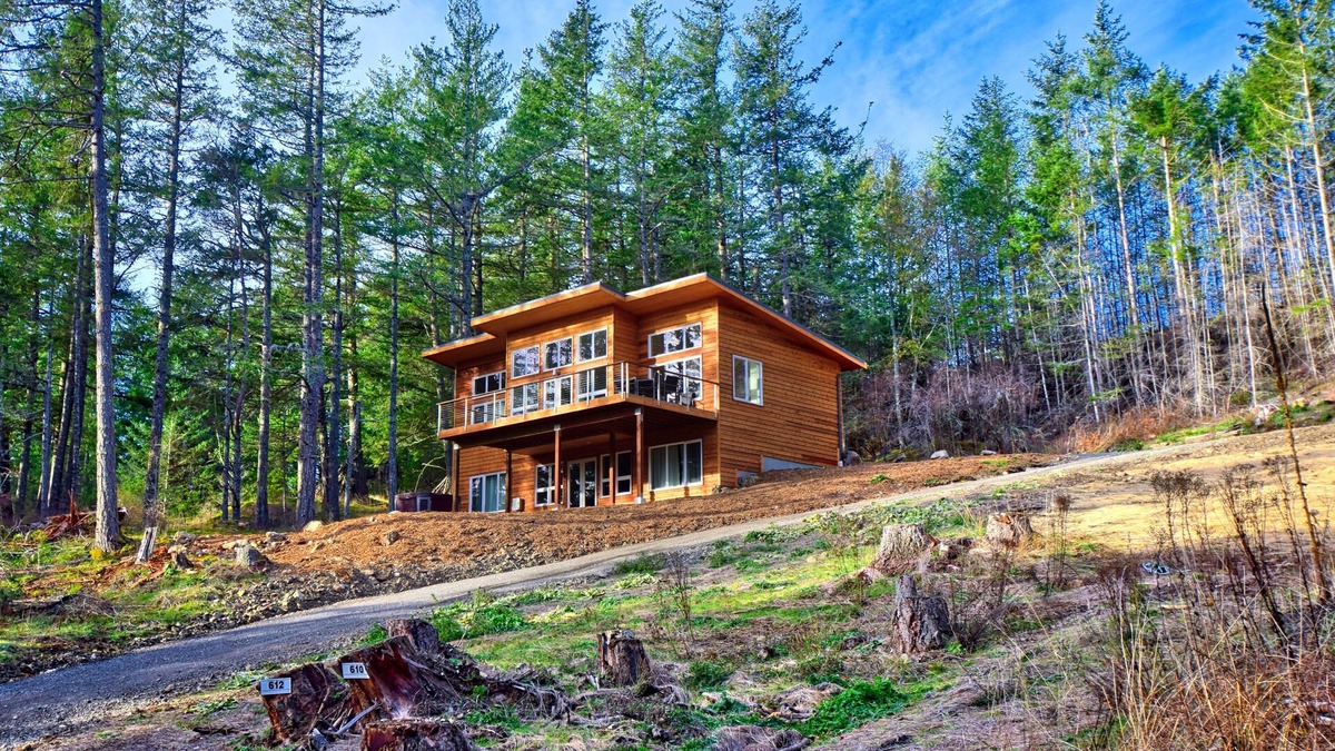 Rosario House | Water Views from this New Northwest Modern Home w/Hot Tub