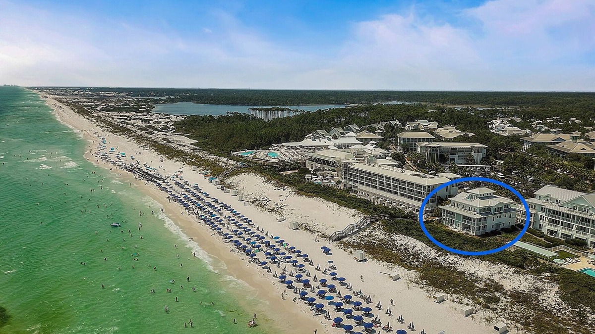 Gulf District House | Watercolor Beachside Location Location steps to boardwalk