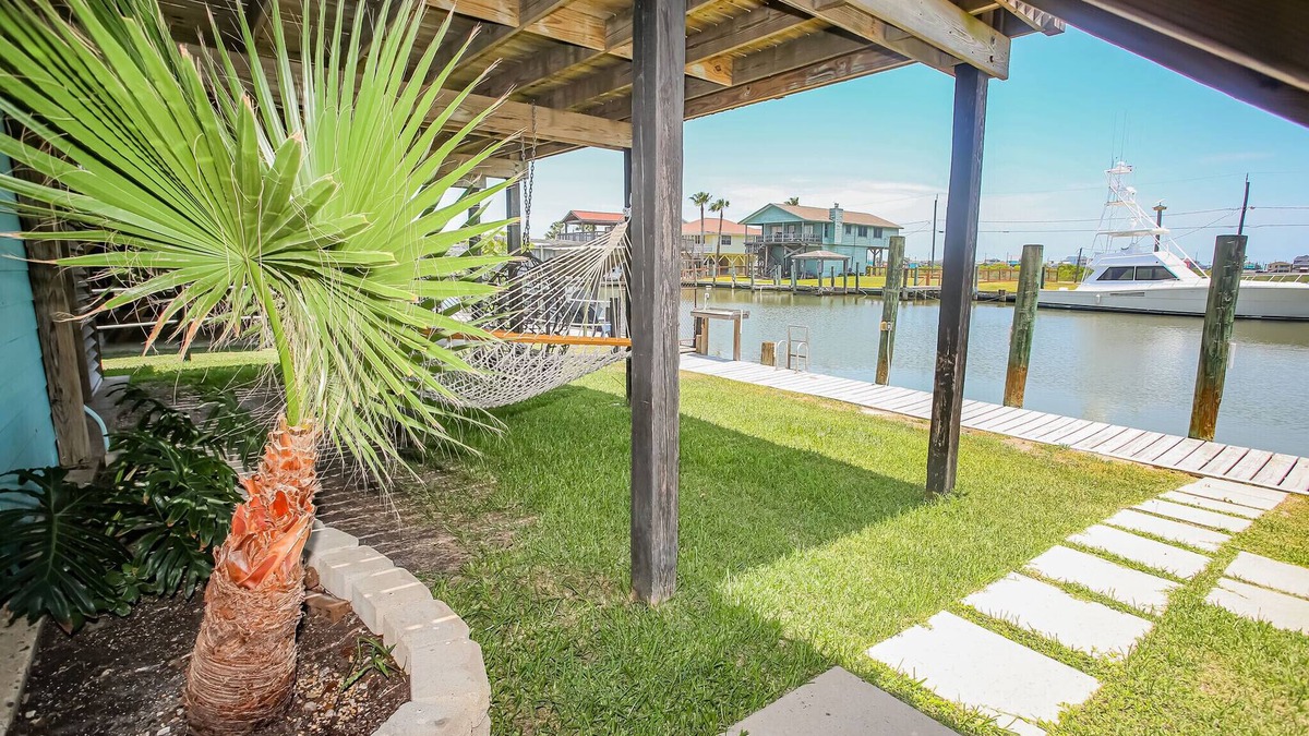 Surfside Beach House | Waterfront 3BR 2BA w private dock, deck, SUPs, hammock