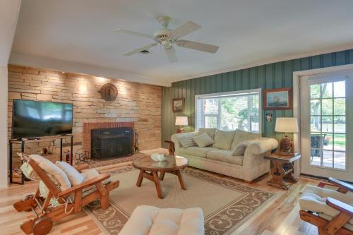 Annapolis House | Waterfront Annapolis Home Fire Pit and Fishing Pier