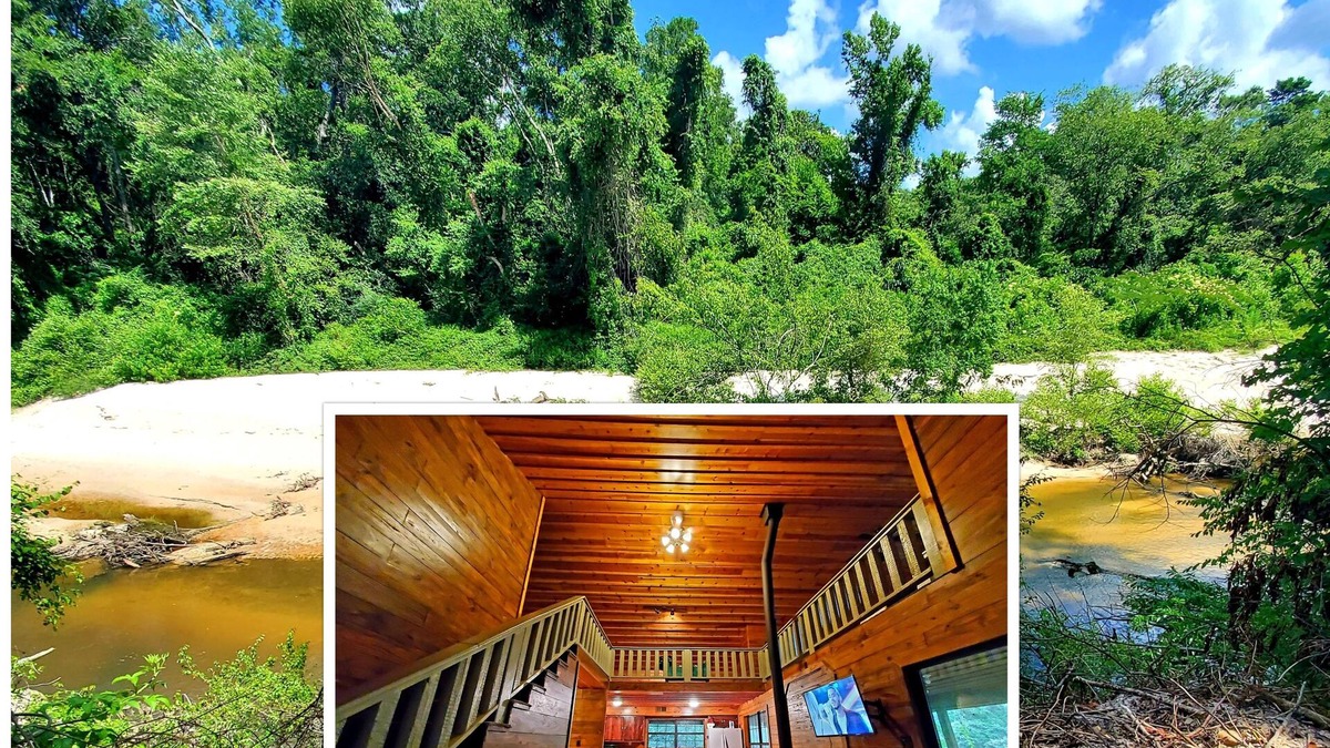 McNeill Cabin | Waterfront cabin with private beach, decks with water views, secluded in trees
