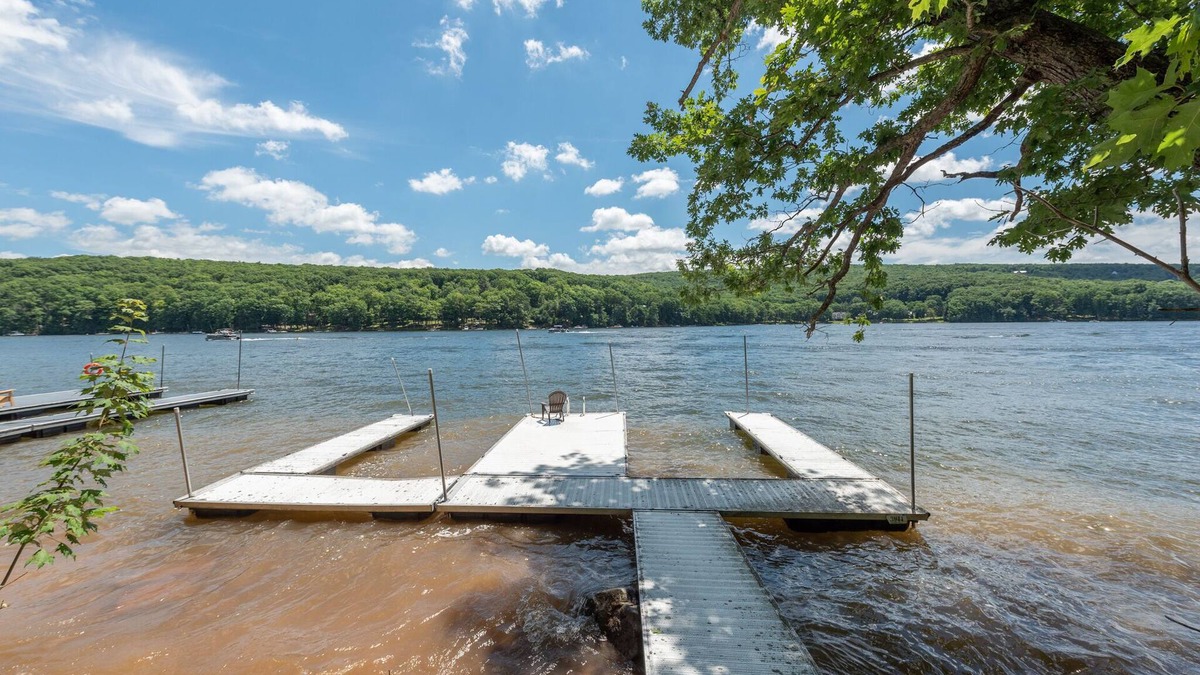 McHenry House | Waterfront Chateau: Lakefront, Dogs Welcome, Private Dock, Hot Tub!