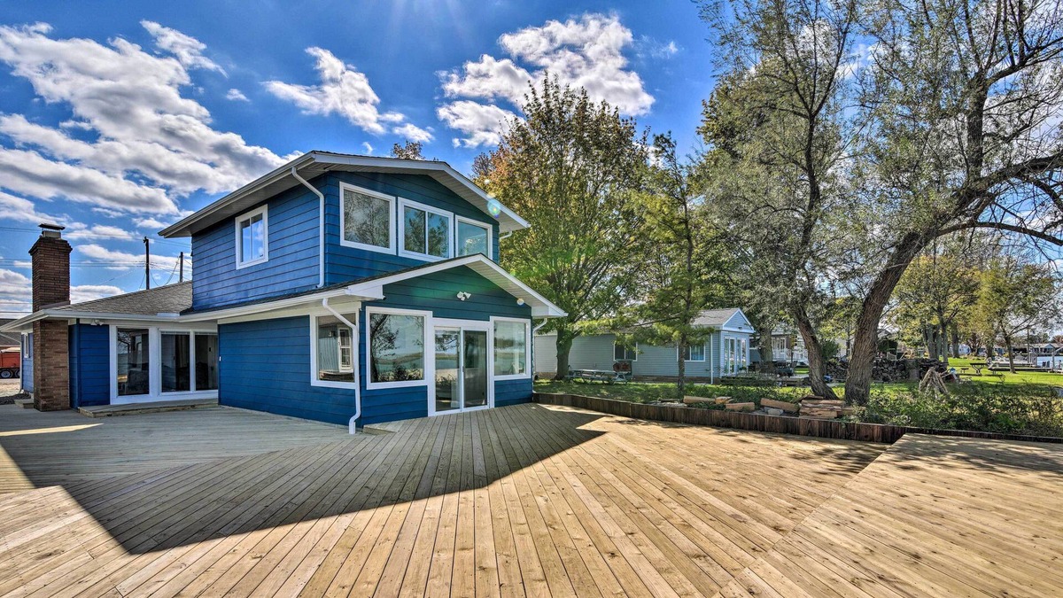 Anchorville House | Waterfront Clay Township Home on Anchor Bay!
