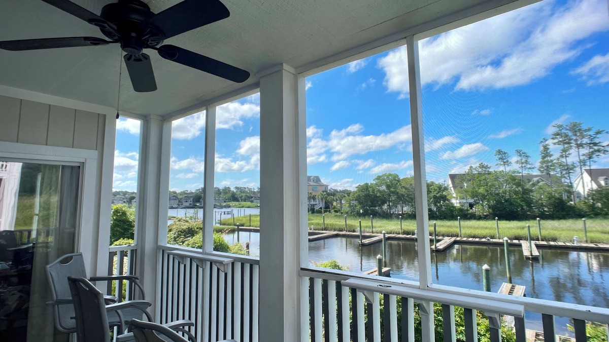 Little River Condo | Waterfront Condo at Eastport Golf Club. Pet friendly 1st floor 10mins to beach