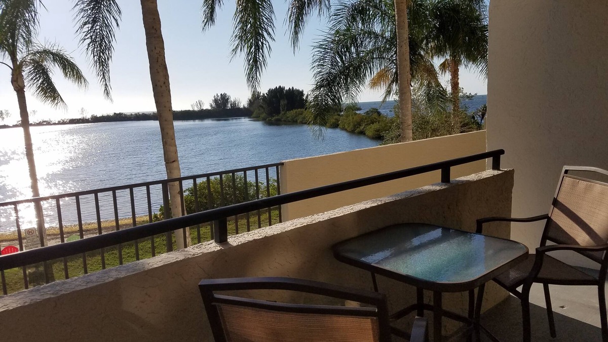 Hudson Beach Estates Condo | Waterfront condo with Beautiful Sunset Views in Hudson, FL