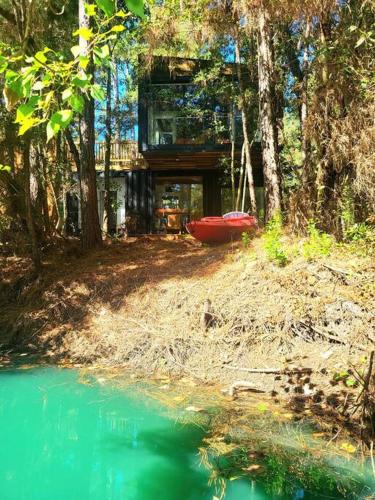 Waller House | Waterfront Container House In A Magical Forest!
