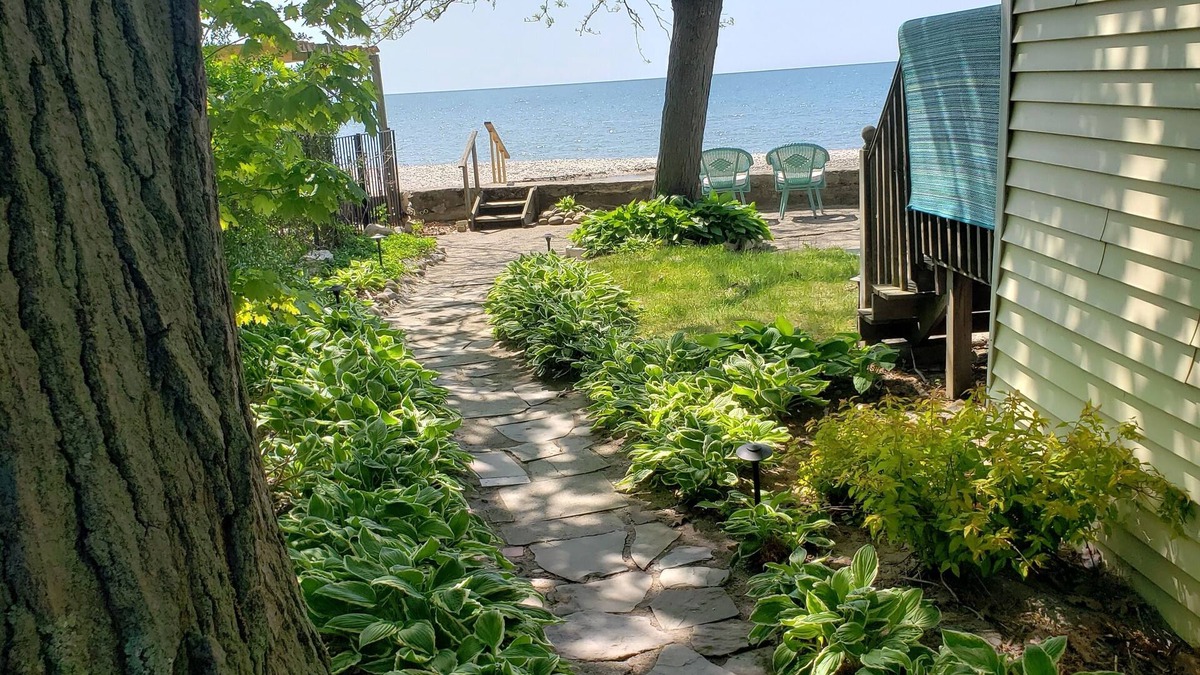Angola on the Lake Cottage | Waterfront cottage on the shores of Lake Erie. Beautiful lake front views!