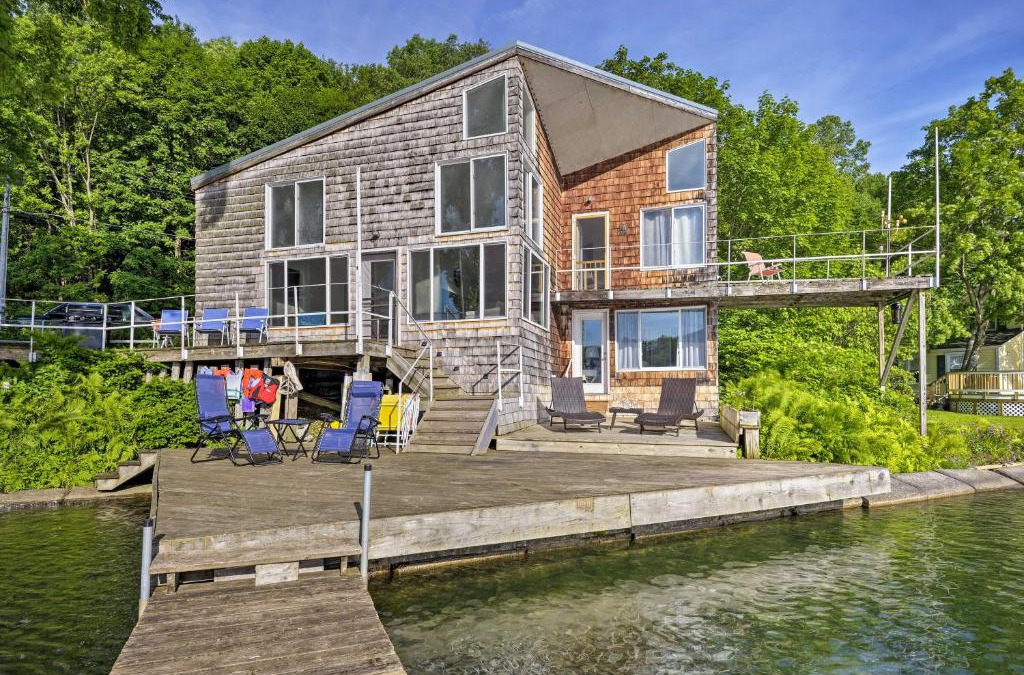 De Ruyter House | Waterfront DeRuyter Home with Private Dock!