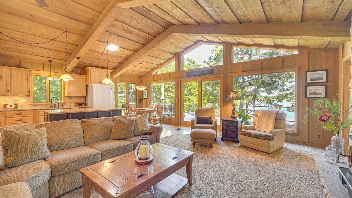 Minong House | Waterfront Escape on Big Sand Lake w/Private Dock