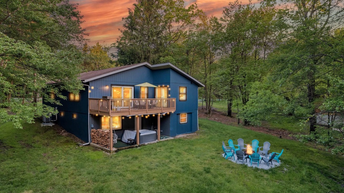 Albrightsville House | Waterfront Family Escape w/Hot Tub and Game Room