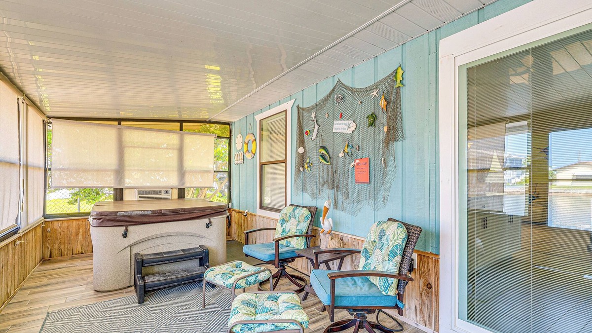 Spring Hill Cottage | Waterfront Hernando Beach Home w/Dock & Hot Tub!