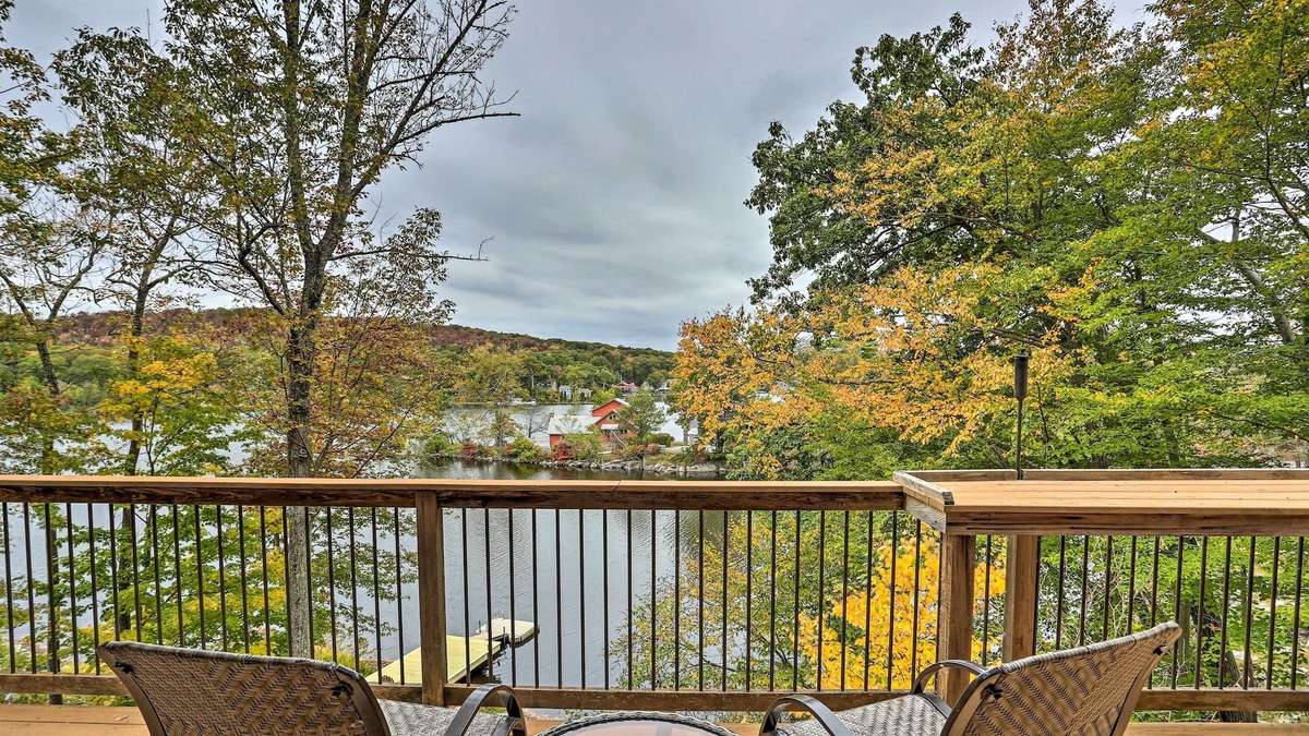 Highland Lakes House | Waterfront Highland Lake Home w/Deck + Dock
