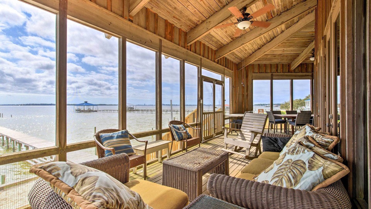 Josephine House | Waterfront Home on Perdido Bay: Private Dock, View