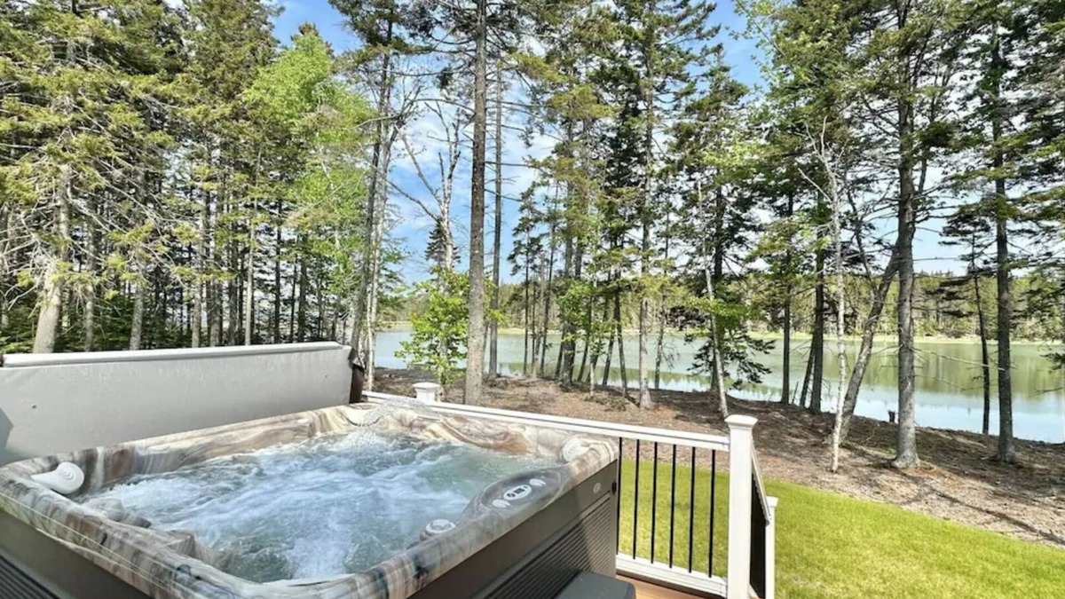 Steuben House | Waterfront Home on Private Island with HOT TUB