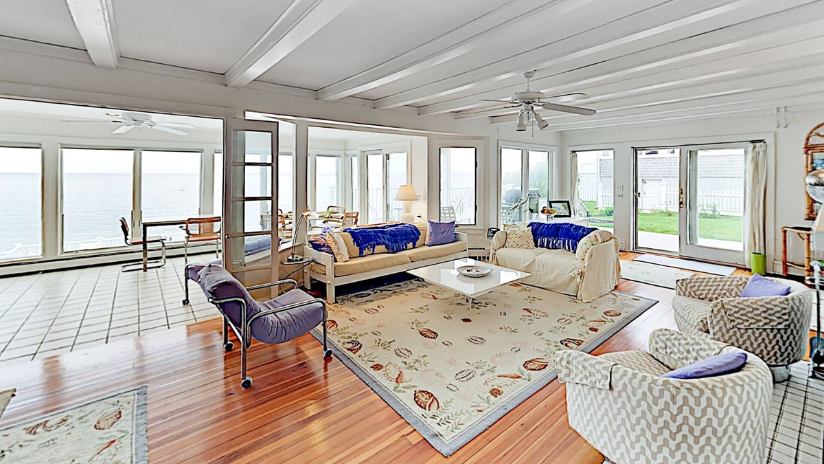 Sagamore Beach House | Waterfront home on Sagamore Beach with private pool & panoramic bay views