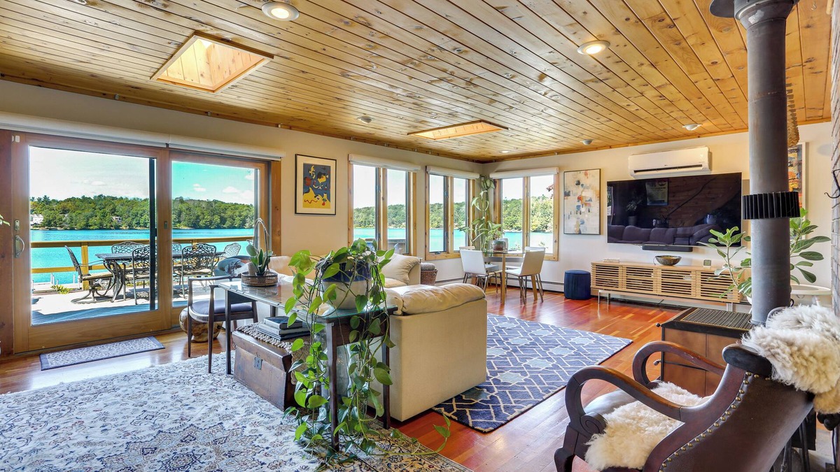 White Lake House | Waterfront Home on White Lake: Near Bethel Woods!