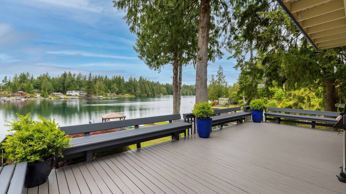 Shelton House | Waterfront home with Private Dock, Lake Toys, EV Charger at Lost Lake