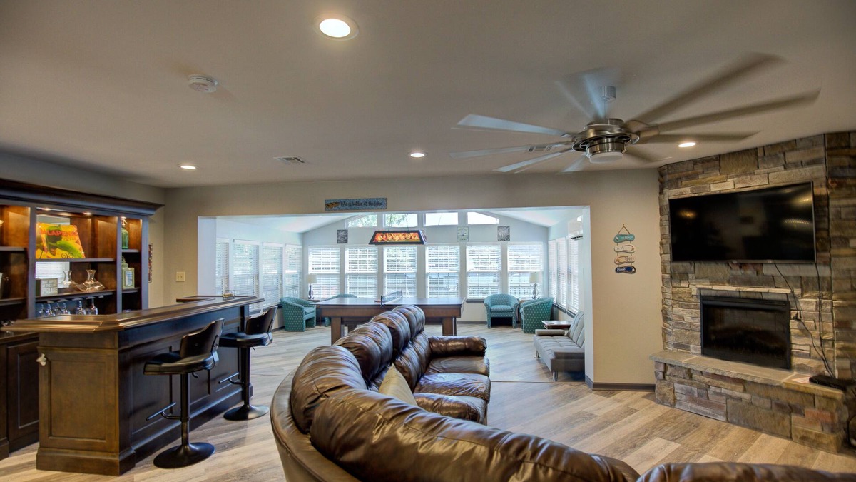 Grove House | Waterfront Home with private boat ramp and boat dock.