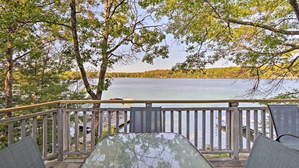 Johannesburg House | Waterfront House w/Dock & Deck on Little Bear Lake