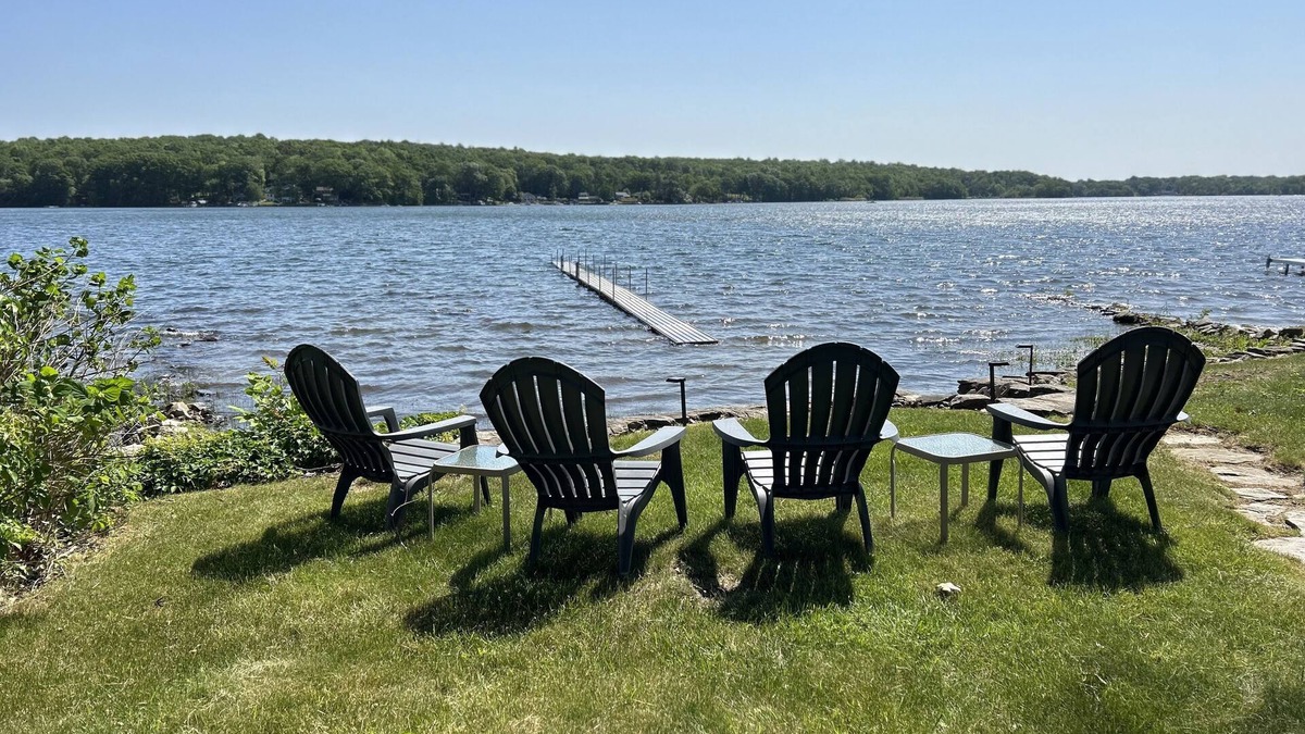 Coventry Lake House | Waterfront Lake House with private beach, dock!nRenovated in 2025
