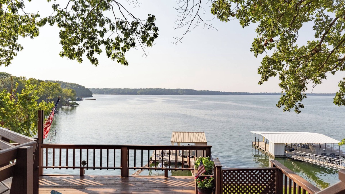Eucha House | Waterfront lake house with your own private dock and amazing views.