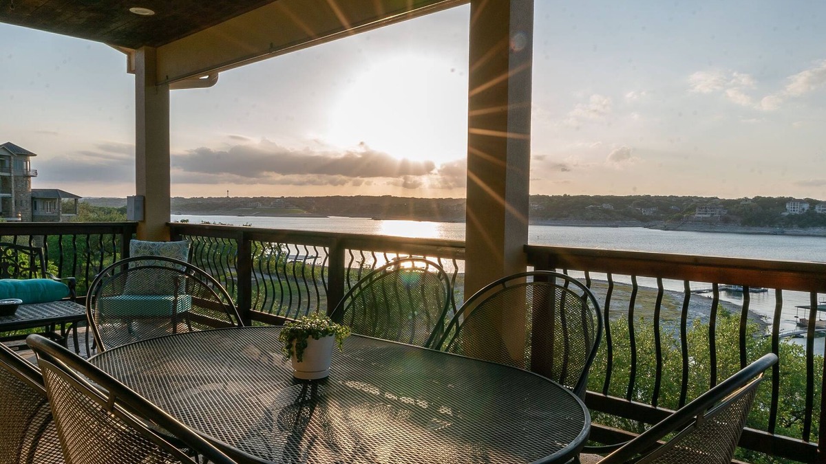 Brooks Hollow House | Waterfront Lake Travis Home with Deep Water Private Boat Dock