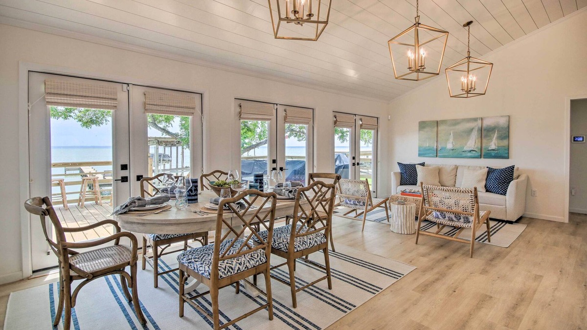 West Livingston House | Waterfront Livingston Home w/Dock & Porch!