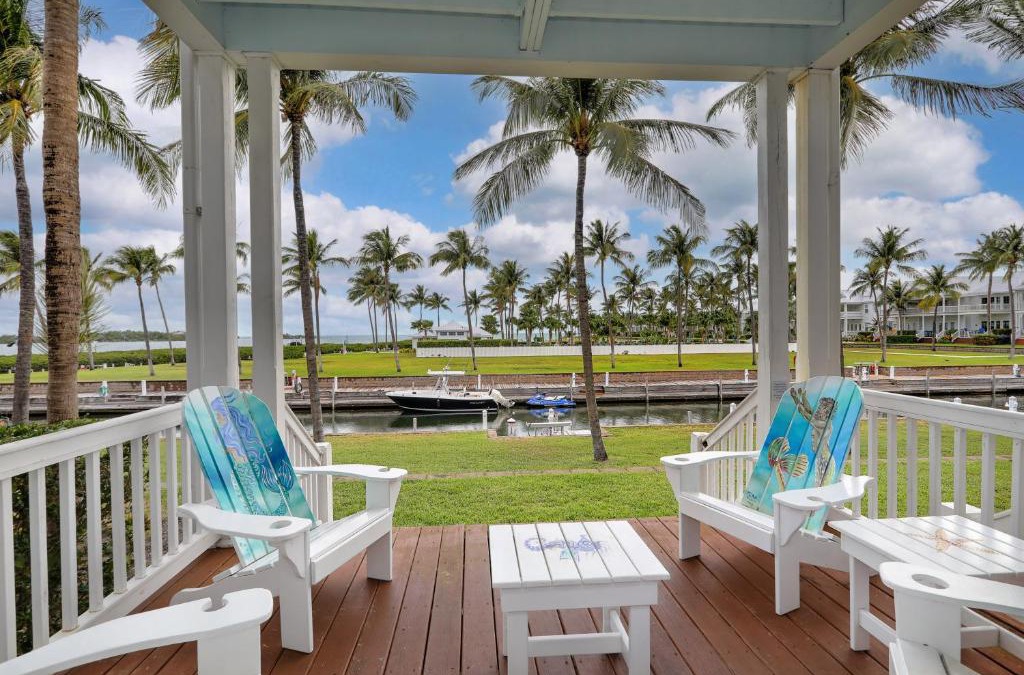 Indigo Reef Marina Homes House | Waterfront luxury Villa 14 with spectacular sunset views and boat slip townhouse