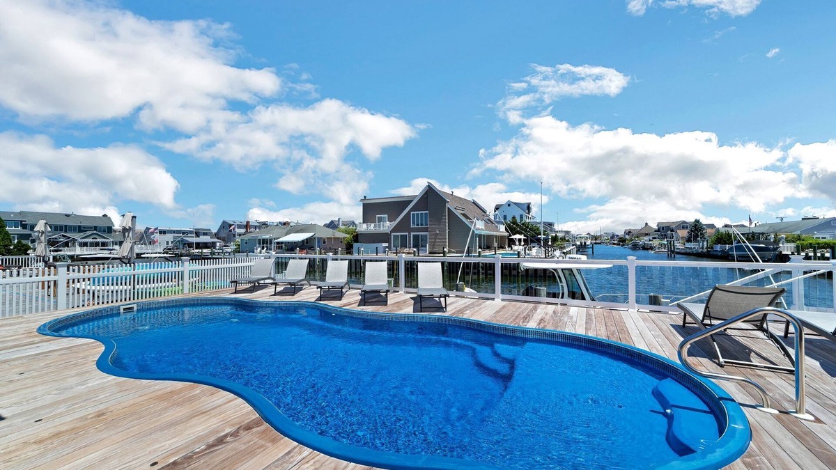 Mantoloking House | Waterfront Mantoloking Home with Private Dock w/Pool very close to Ocean Beach