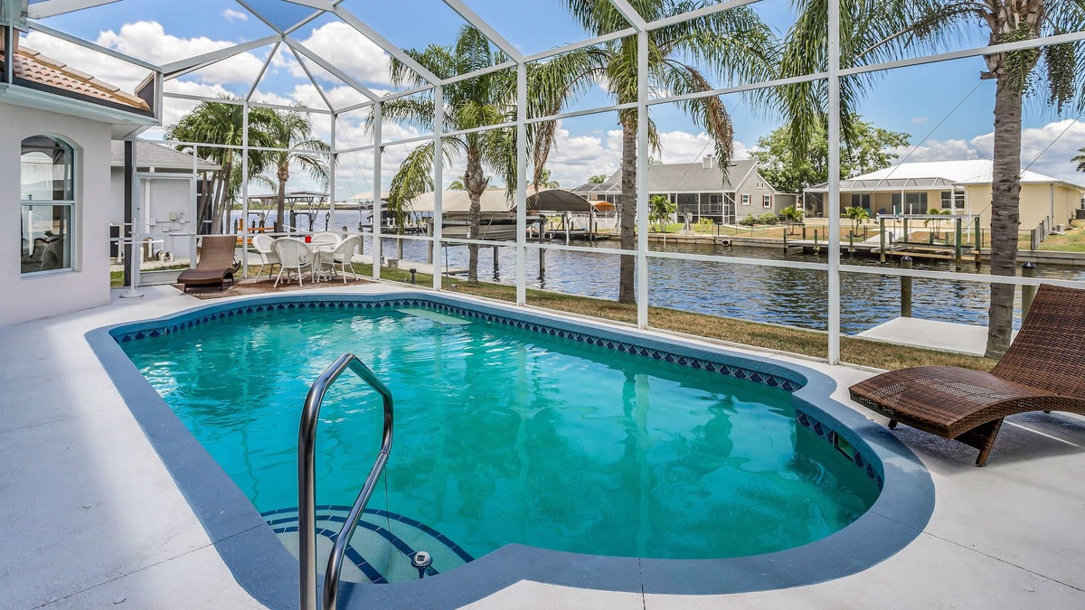 Gulf Cove House | Waterfront Oasis W/Private Pool, Dock, Fast WiFi & Ideal Location - Dogs OK