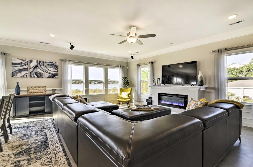 East Ocean View House | Waterfront Paradise with Deck about half Mi to Beach