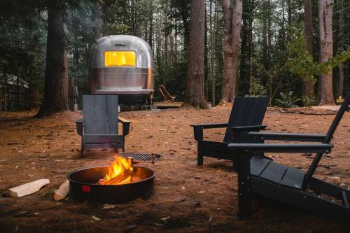 Corinth House | Waterfront, Pet Friendly Airstream near Lake George in the Adirondack, New York