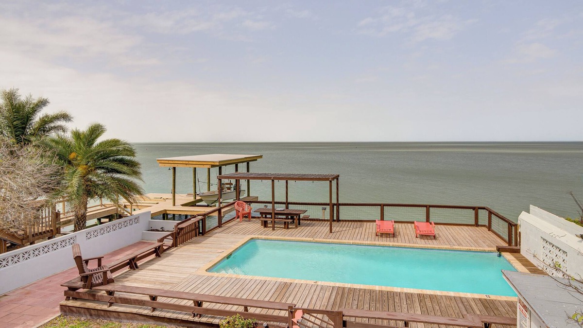 Port Isabel House | Waterfront Port Isabel Family Home w/Pool & Pier!