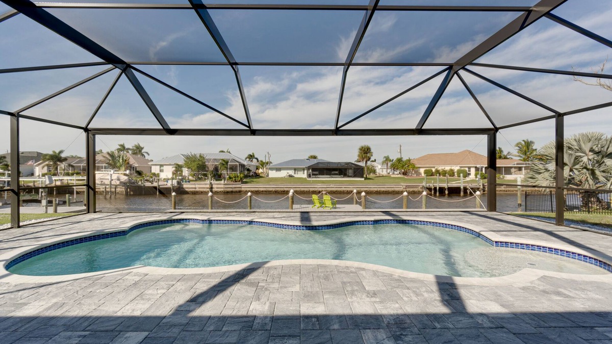 Gulf Cove House | Waterfront Port Charlotte Gem w/Gas Grill + Lanai