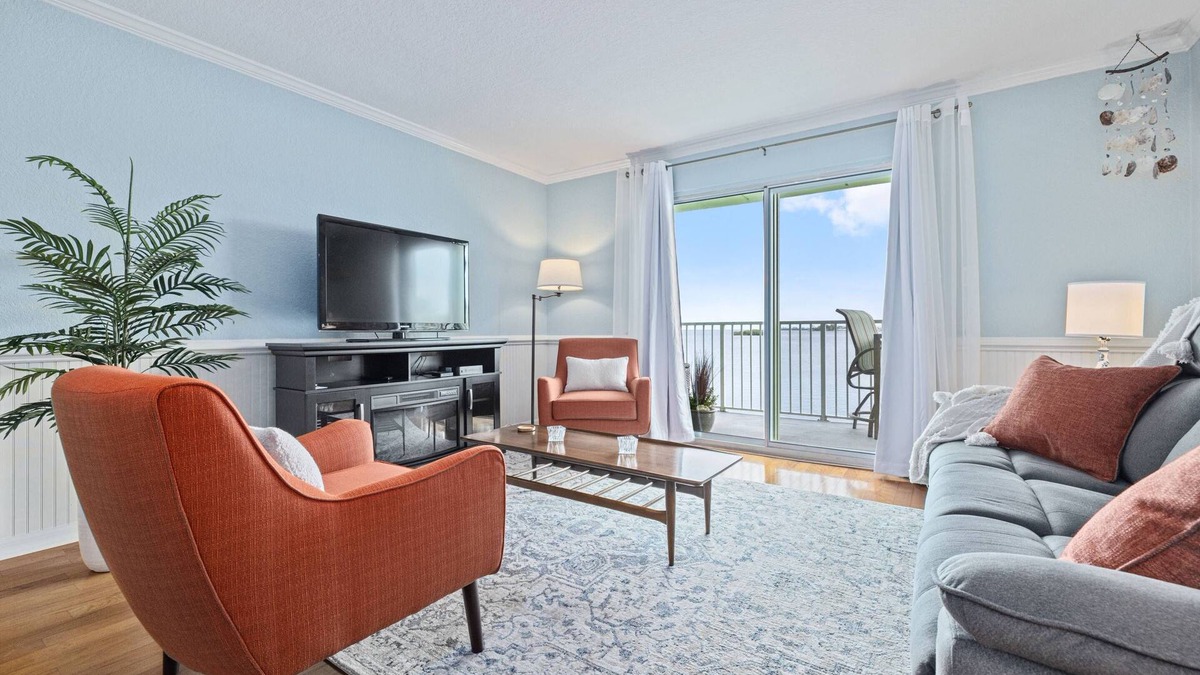 Dunedin Condo | Waterfront Price Reduced! Stunning 2nd story views of Sunsets and Marine Wildlife! Heated Pool!