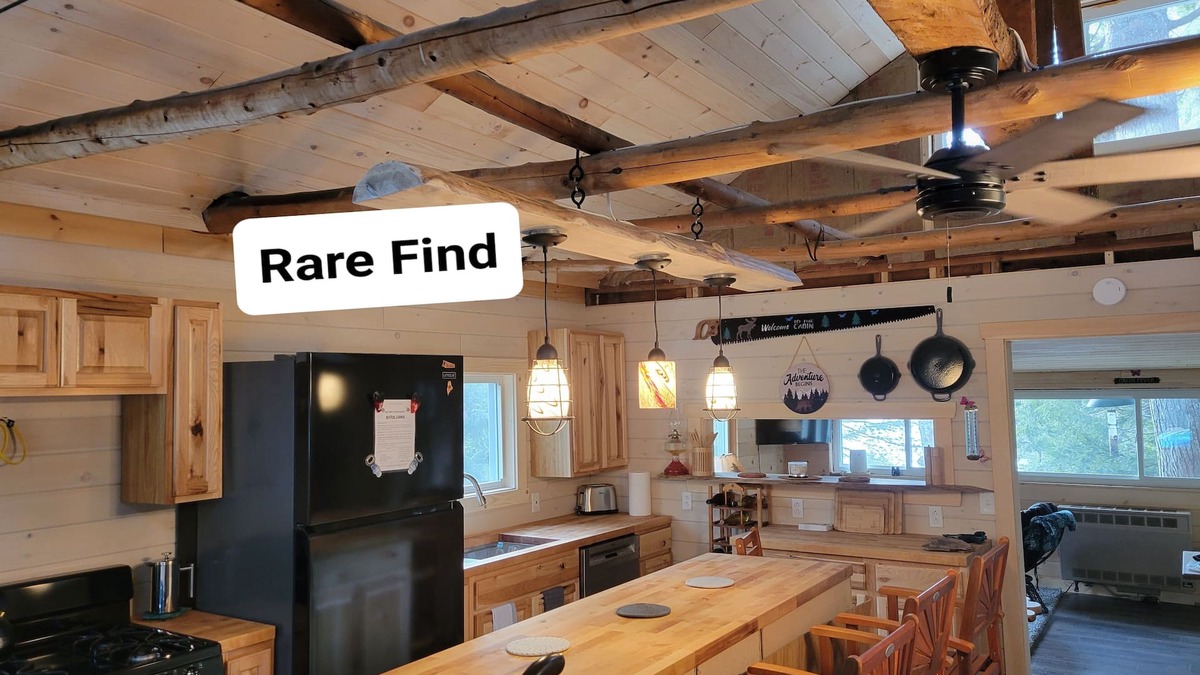 Aurora Cabin | WATERFRONT "Rivah Lodge",nULTIMATE "OFF GRID" ExperiencenNice drive to Acadia