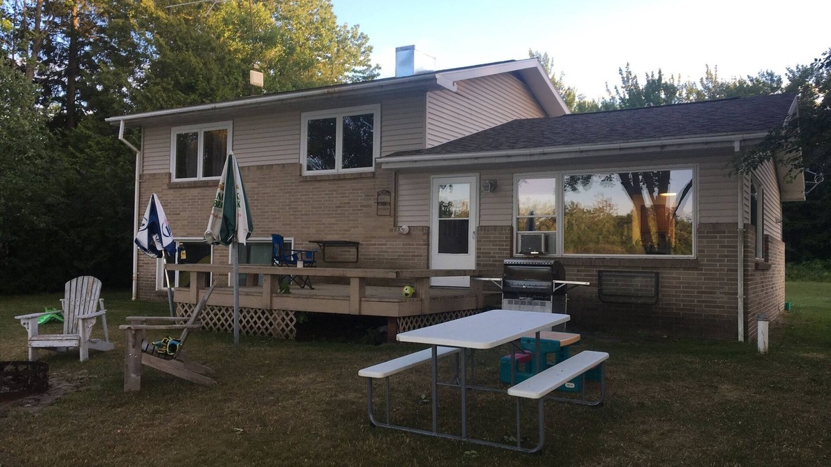 Sault Ste. Marie House | Waterfront (Sugar Island) home, with Pontoon Boat!