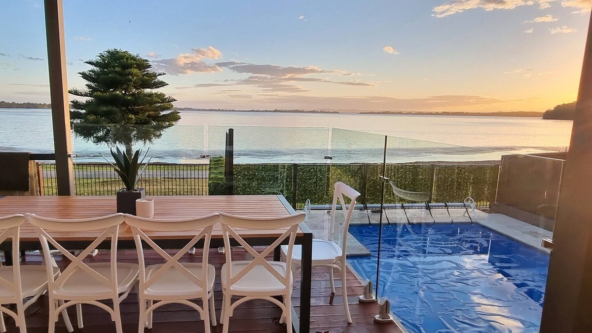 Central Coast House | Waterfront Sunset Getaway & Pool Sleeps 16