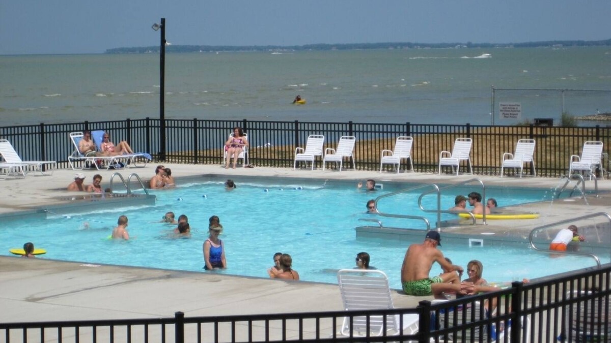 Port Clinton Condo | WATERFRONTS II Lake Front! August dates now available.Best View on Property!