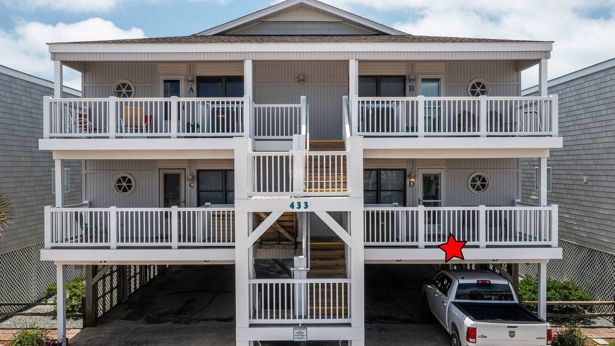 Holden Beach Condo | "Waters Edge 433-D" - Oceanfront Condo w/Community Pool, 2 Bedrooms/2 Bathrooms