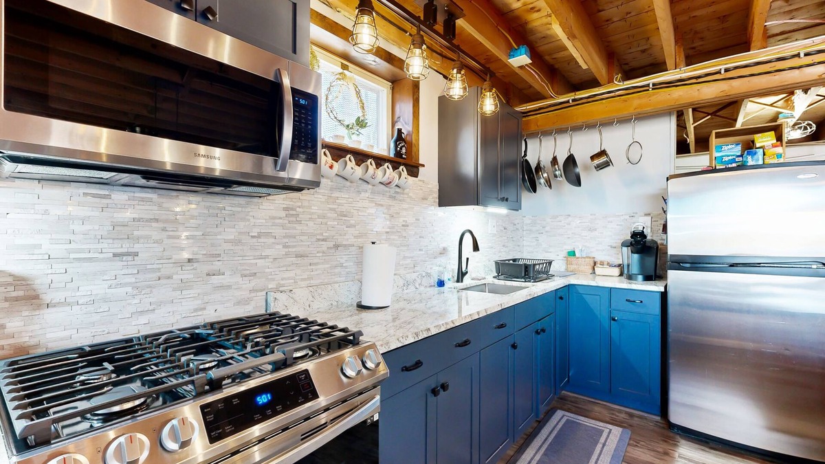 New Durham House | Waterside retreat with streaming, grill, open layout, full kitchen, & W/D