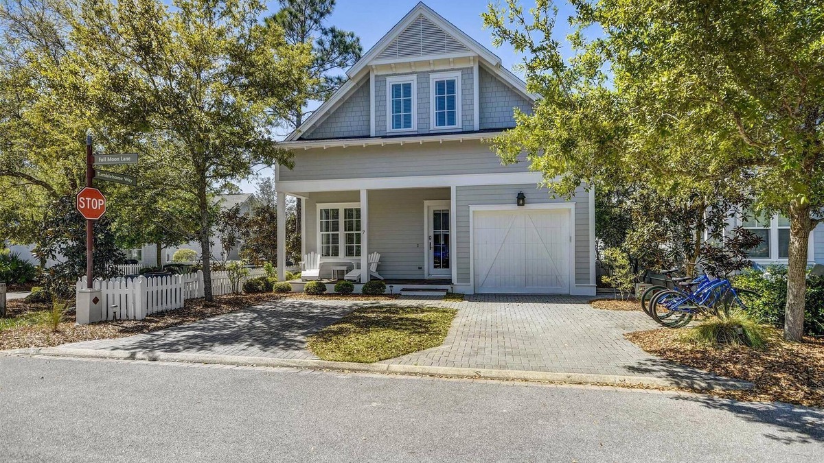 WaterSound West Beach House | Watersound West Vacation Home w/LSV | Steps to Pool & Beach Walk-Over | 6 Bikes