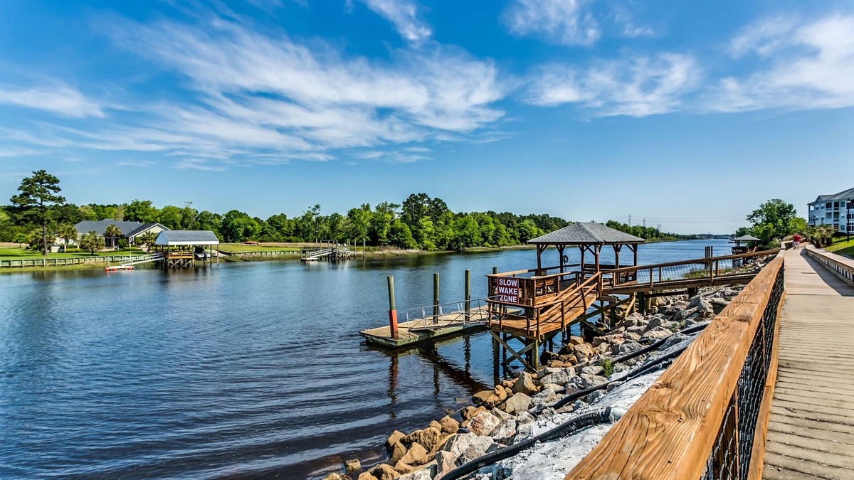 Little River Condo | Waterway views, beautiful sunsets, pools, hot tubs, balcony, grilling & beaches