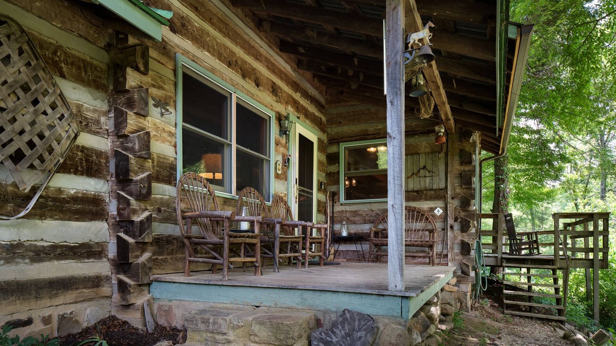 Greeneville Cabin | WE ARE OPEN! Authentic log cabin on Paint Creek, 0.5 mi to Appalachian Trail