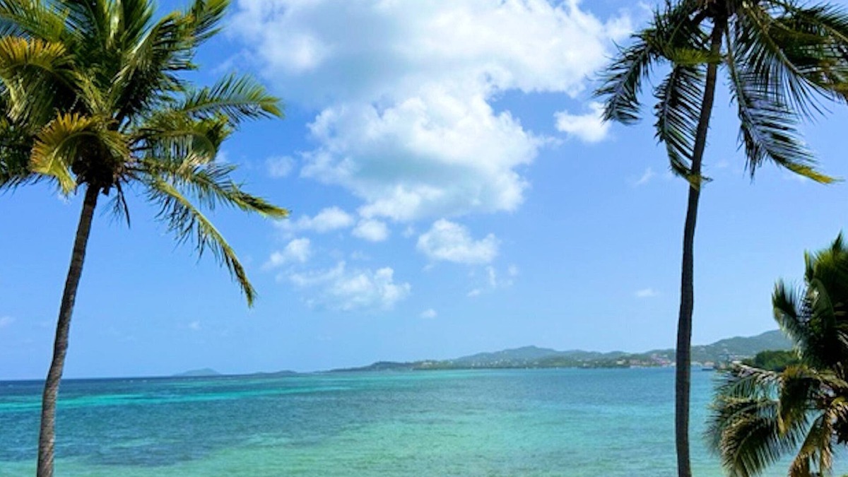 Estate Golden Rock Condo | WE SHELL SEA - 2 bed/2 bath beachfront condo- beach and pool.